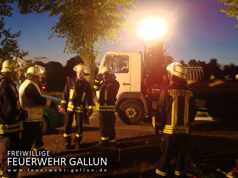 Ausbildung mit der Feuerwehr Brusendorf